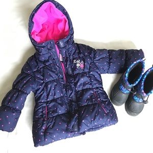 2 pieces 4Y girl winter gear